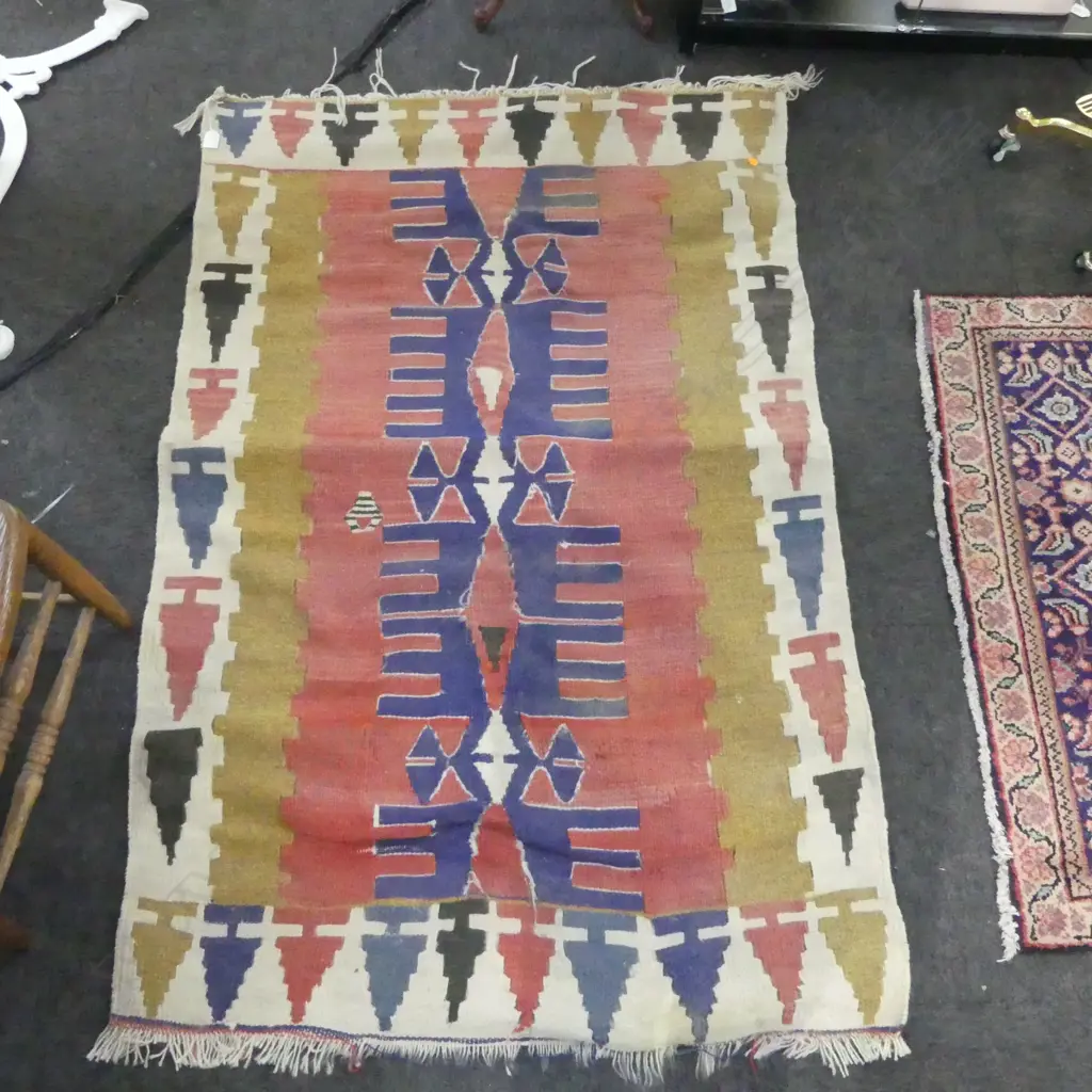 KELIM RUG ON BACKING Image 1++