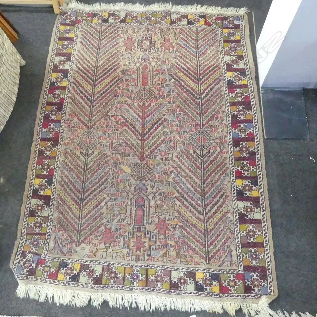HAND KNOTTED ALL WOOL RUG Image 1++