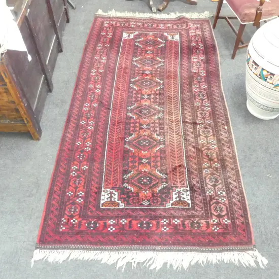 HAND KNOTTED ALL WOOL RUG