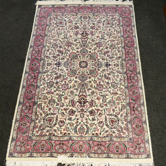 HAND KNOTTED ALL WOOL RUG 1900 X 1250 MM