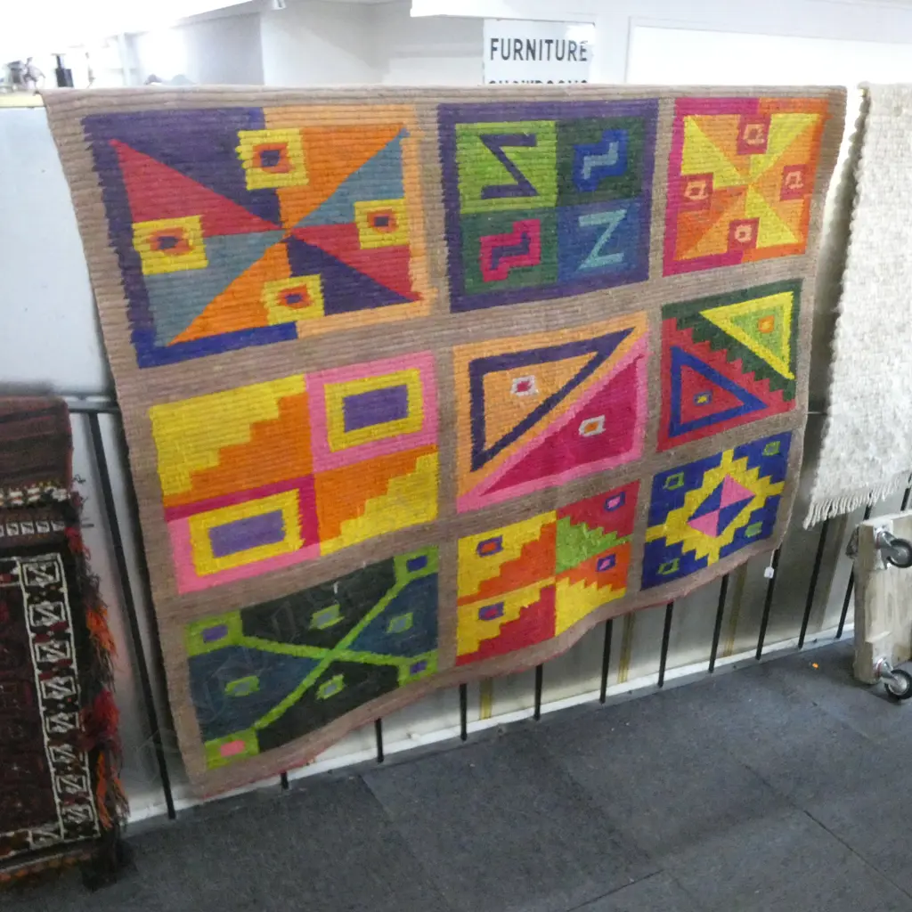 COLOURFUL RUG / WALL HANGING 1350x1900mm Image 1++