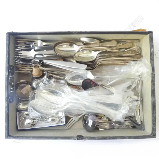 ASST. SILVER PLATED CUTLERY etc