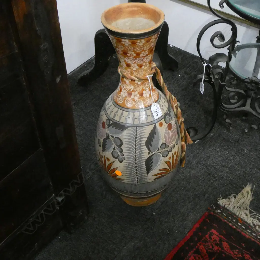 MEXICAN POT H.560mm neck repaired Image 1++