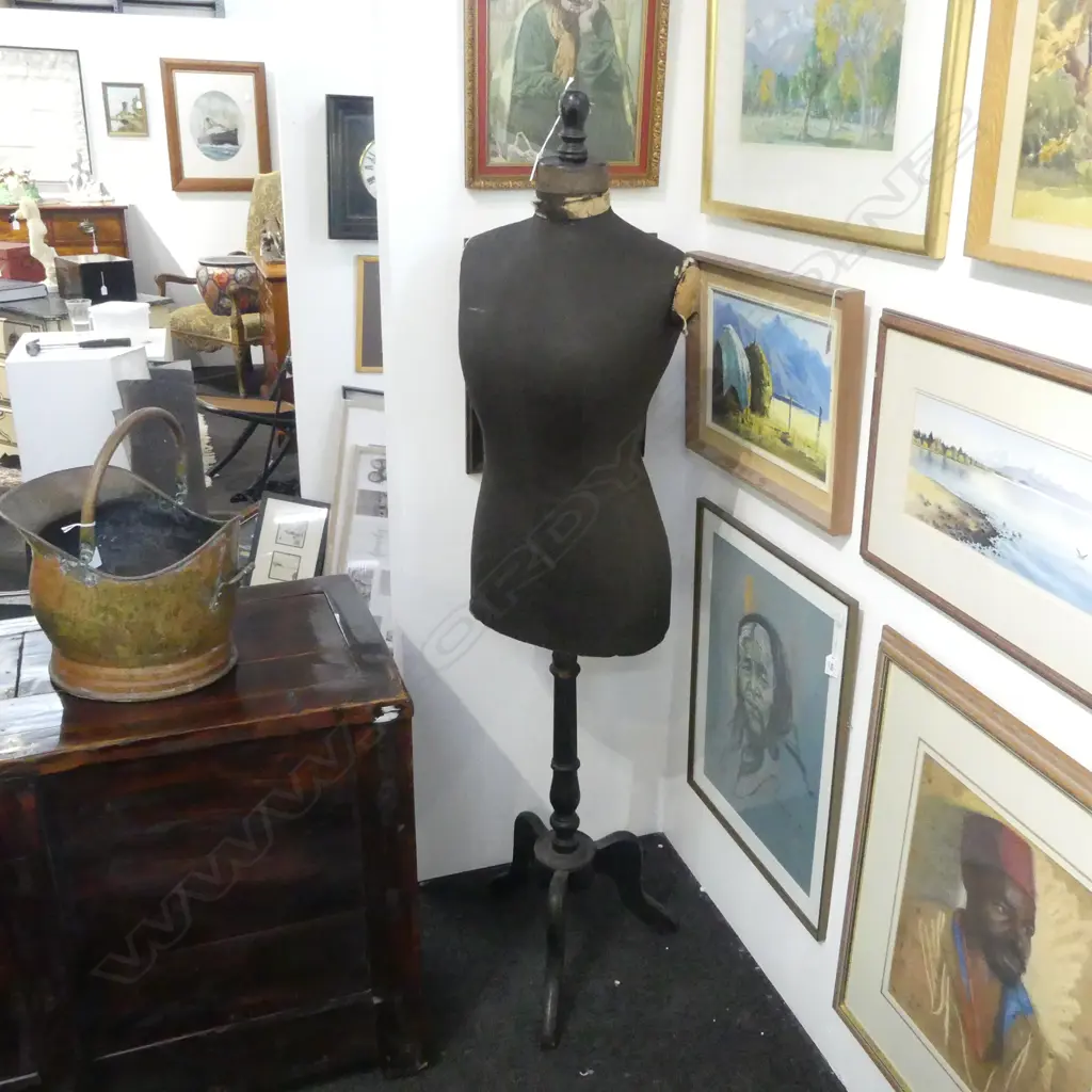 VINTAGE MANNEQUIN FORM H.1570mm Image 1++