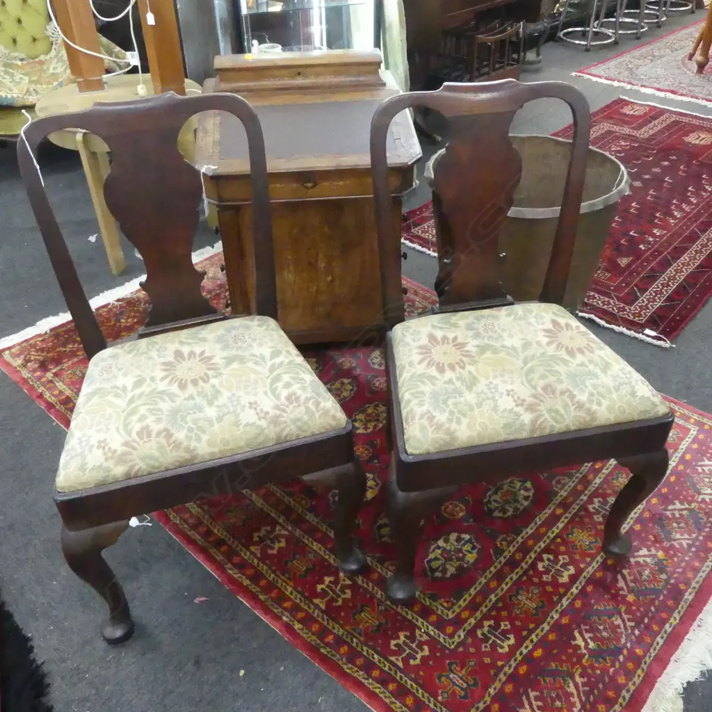 PR GEORGIAN MAHOGANY DINING CHAIRS Image 1++