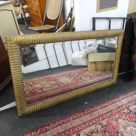 LG MODERN GOLD FRAMED MIRROR 770x1370mm