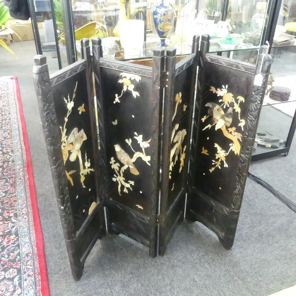4 PANEL ORIENTAL SCREEN H.900mm Image 1++