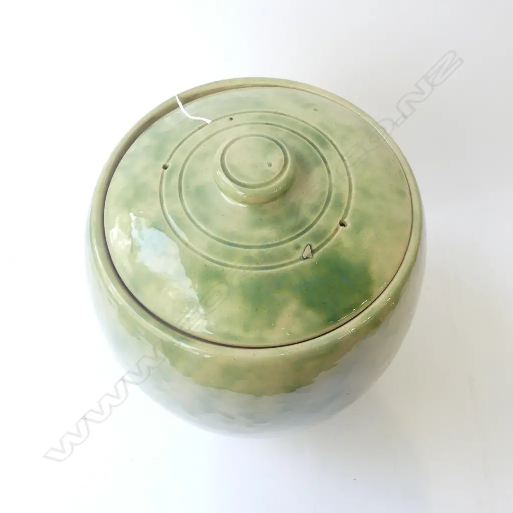 TIMARU POTTERIES CROCK H.370mm AF CRACKS Image 1++