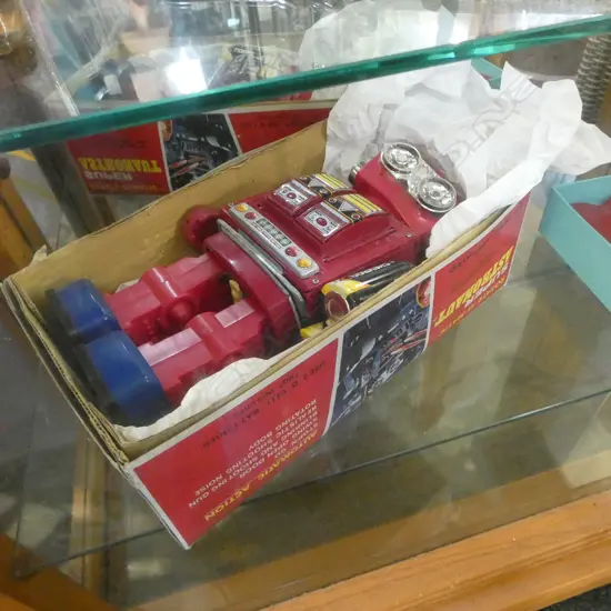 VINTAGE 'SUPER ASTRONAUT' ROBOT TOY, BOXED H.300mm