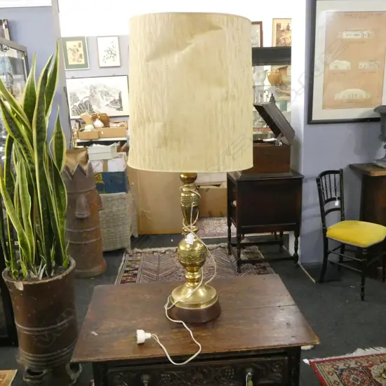 RETRO BRASS TABLE LAMP H.970mm