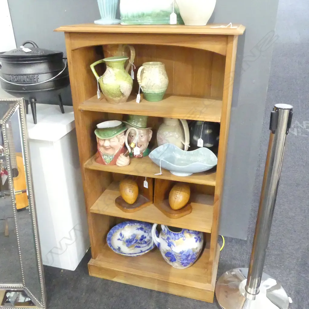 3 TIER PINE BOOKCASE 900x330x1450mm Image 1++