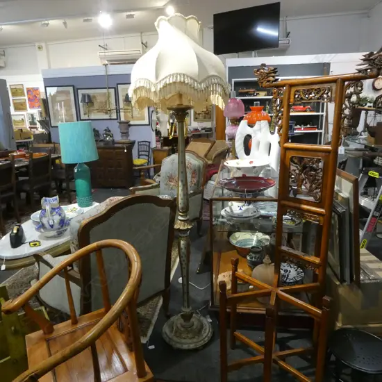 GILDED FLOOR / STANDARD LAMP H.1900mm