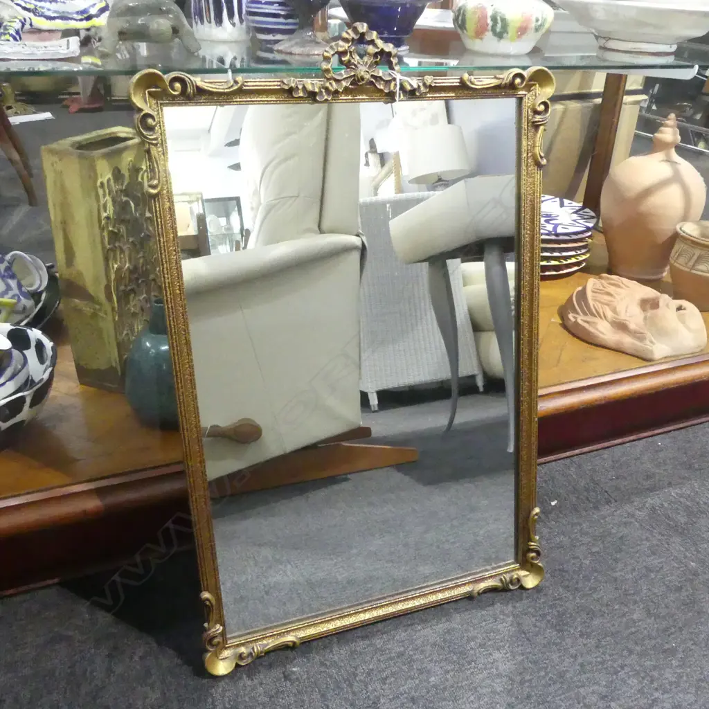 MIRROR, GOLD FRAME 700x460mm Image 1++
