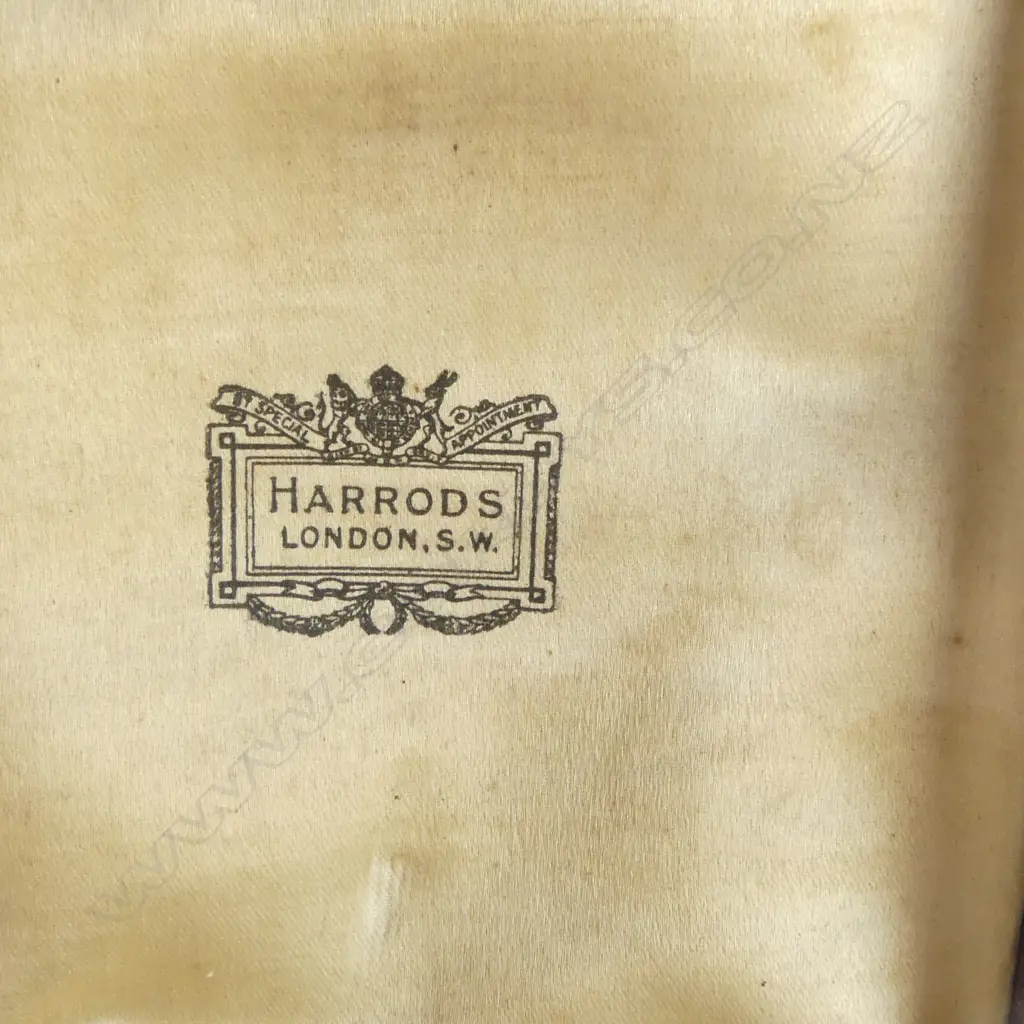 EARLY 20thC SILVER WALTHAM HALF HUNTER POCKET WATCH, 115gm (incl movement) IN HARRODS BOX Image 1++