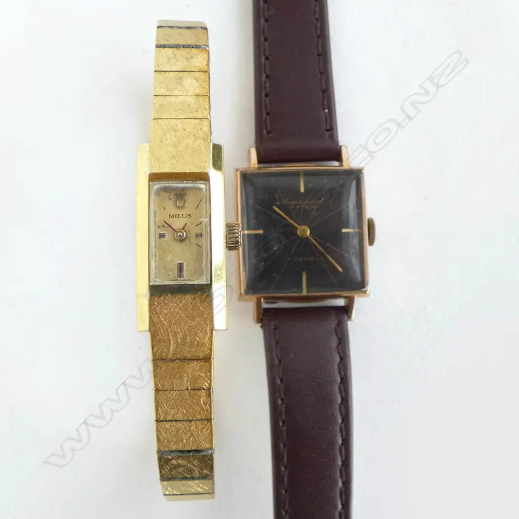 2 VINTAGE LADIES WATCHES, SEIKO FEMI LAUREL & SWISS MADE MILUS Image 1++