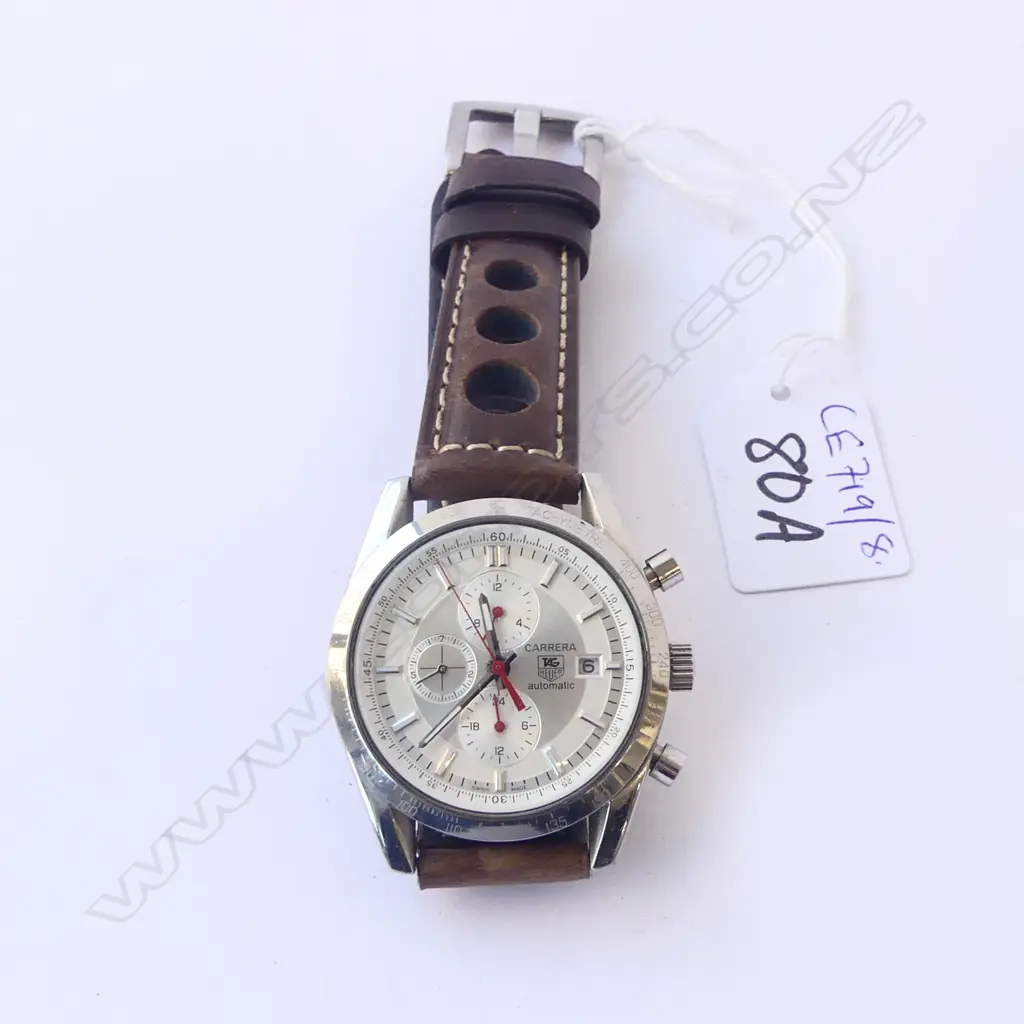 TAG HEUER CARRERA AUTOMATIC WRIST WATCH - WORKING - COPY? Image 1++