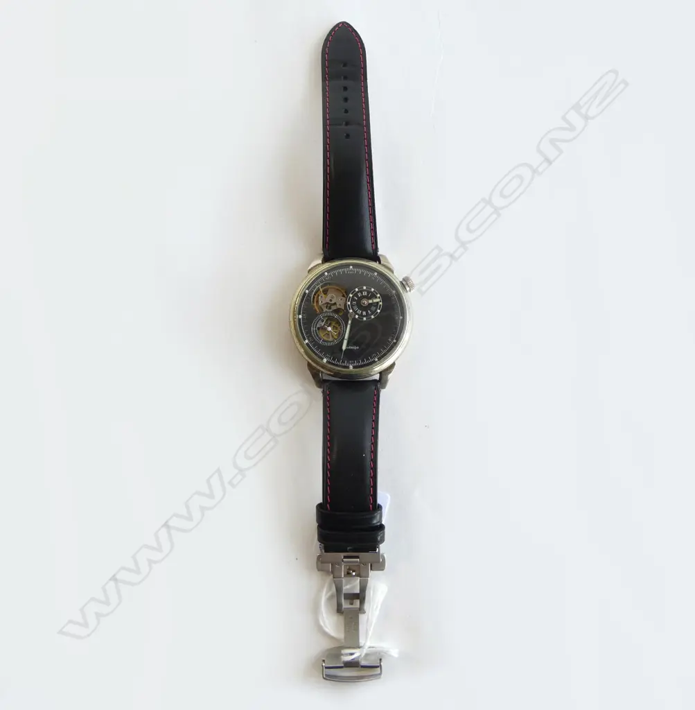 UNIQUE WRISTWATCH - REFURBISHED MOLNIJA SOVIET POCKETWATCH by UKRANIAN WATCHMAKER, MANUAL WINDING (running) Image 1++