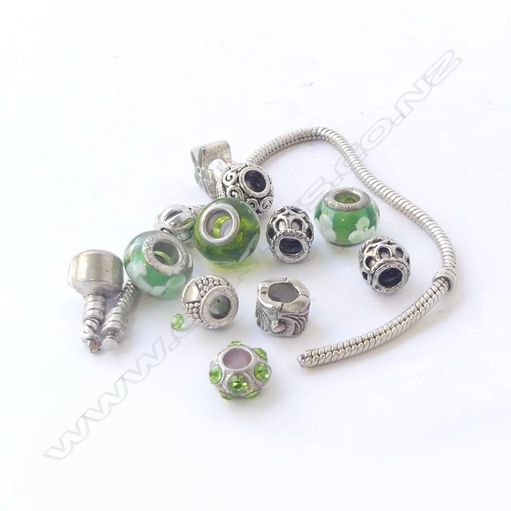 PANDORA STYLE CHARMS + BRACELET (FAULTED) Image 1++