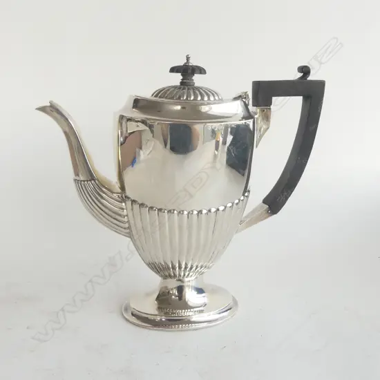 SILVER COFFEE, B'HAM EARLY 20thC ,500gm, H.220mm