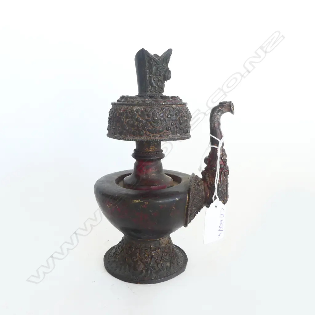 ORIENTAL METAL VESSEL H.190mm Image 1++