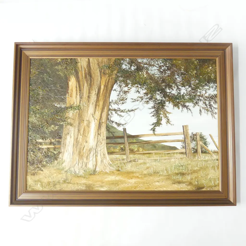 OIL ON BOARD BY JUDITH MORETON 'COUNTRY LANDSCAPE' SIGNED & DATED '76 H. 590 x 850mm Image 1++