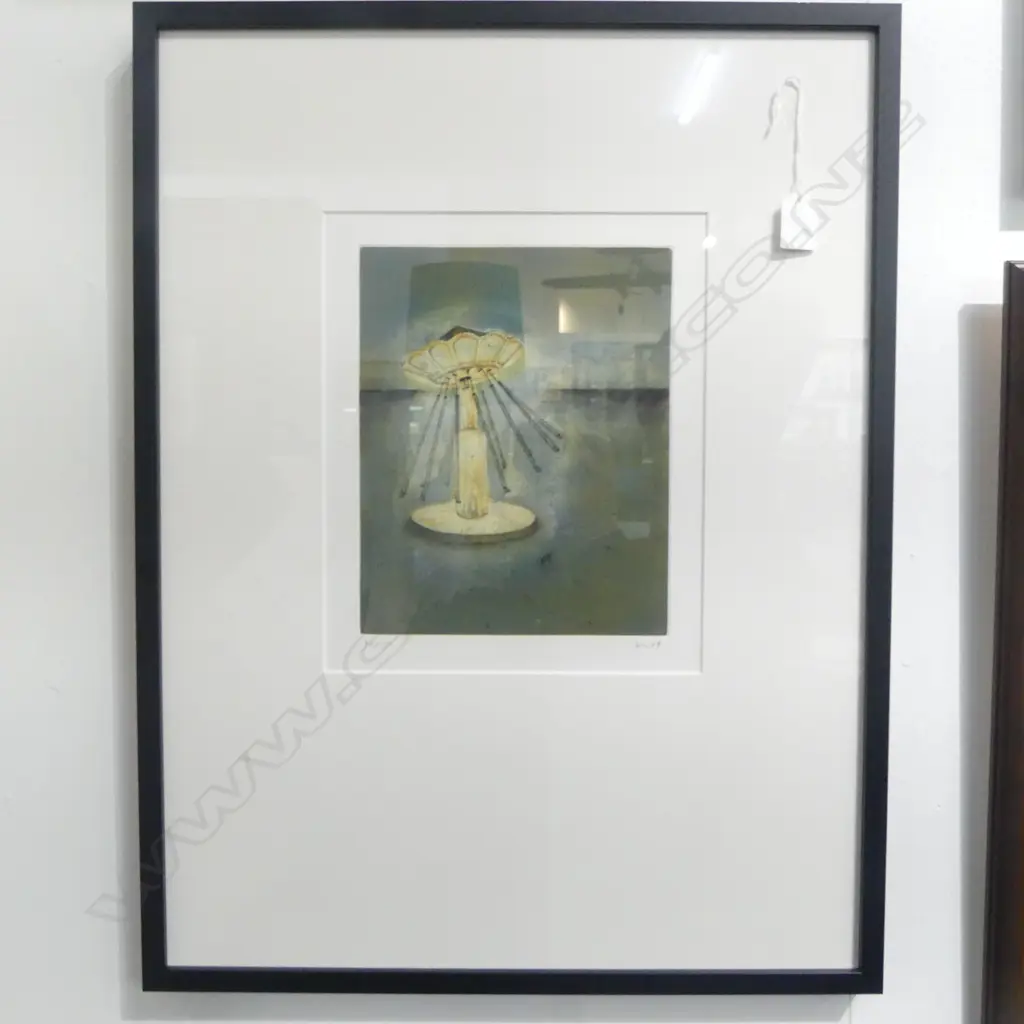 MITSUO SHIRAISHI (Japan 1969-) 'Manege Vert (Green Carousel) ETCHING initialled numbered & dated 2009. 250 x 200mm Image 1++