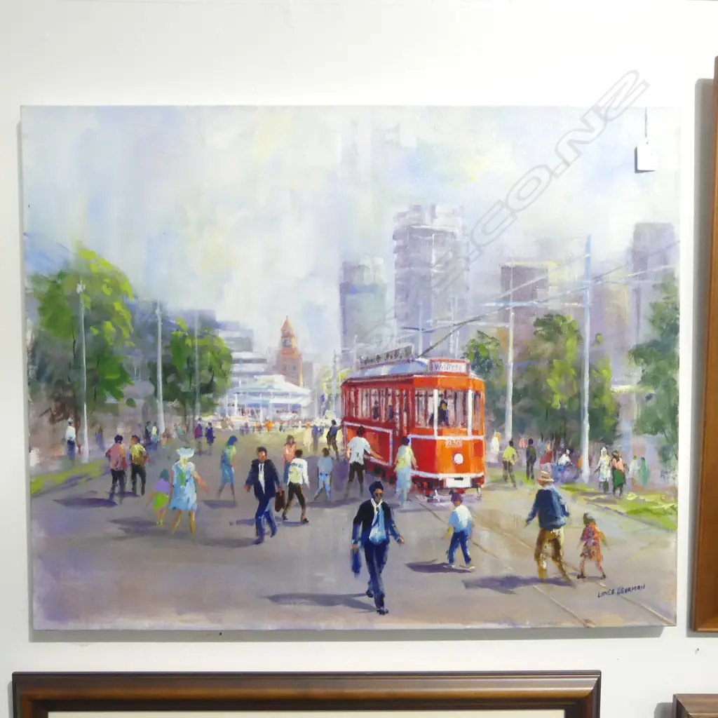 LANCE O'GORMAN 'RETURN OF THE PAST (VIADUCT BASIN) OIL ON CANVAS 615x765mmR Image 1++