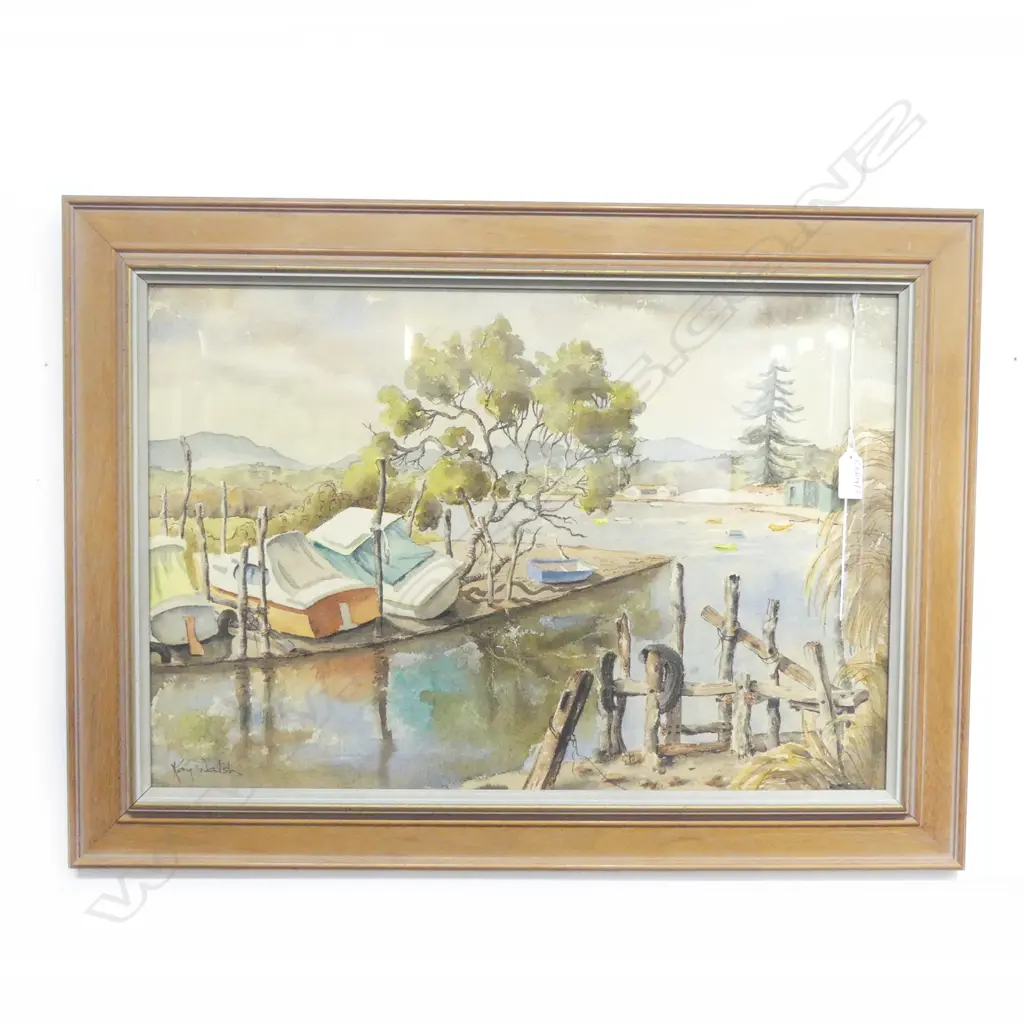 KAY WALSH 'IN THE STICKS, NORTHLAND' WC 370x550mm Image 1++