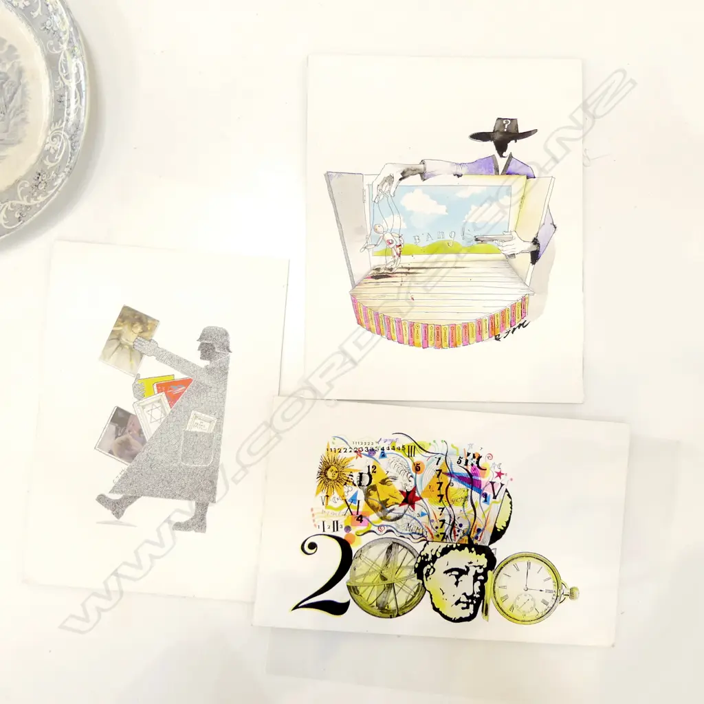 3 ILLUSTRATIONS by CHRIS MOUSEDALE, A3 Image 1++