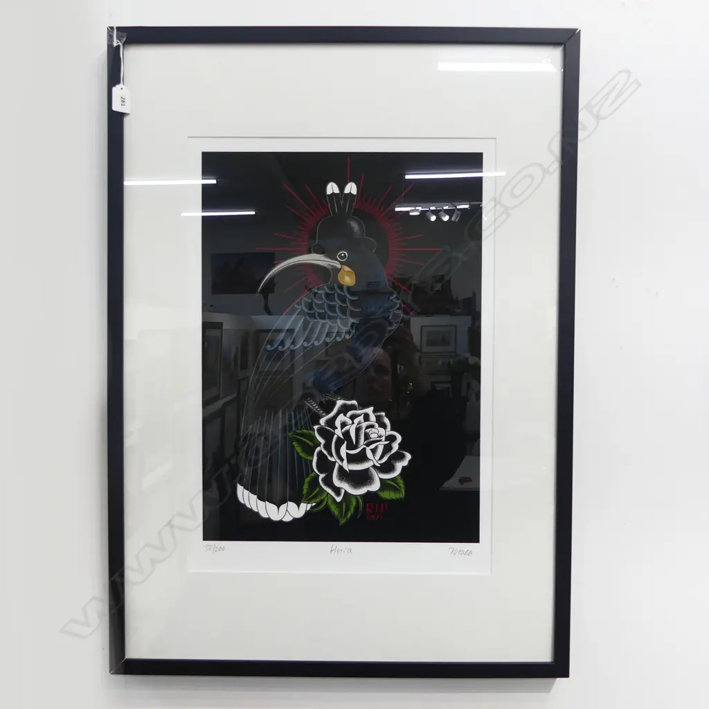 TOTAREA RENDELL, HUIA, PRINT Ed. 32/200, 585x410mm Image 1++