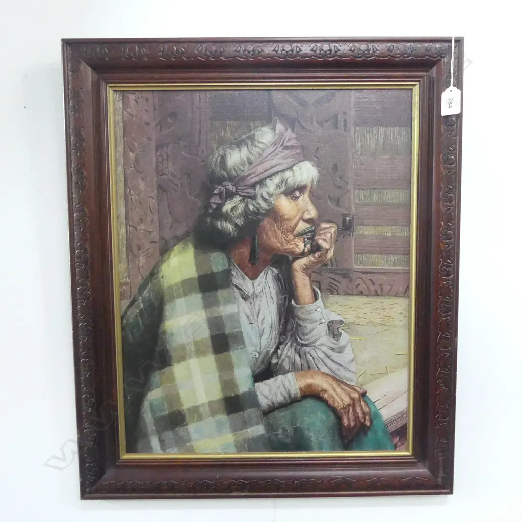 MODERN GOLDIE PRINT ON BOARD 495x395mm Image 1++