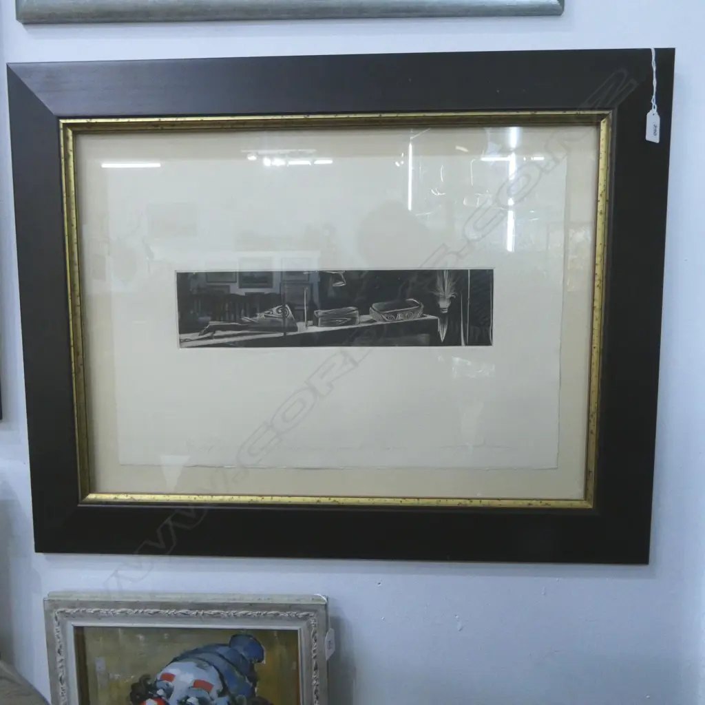ALEXIS NEAL 'IF YOU RUN YOUR FINGER ACROSS THE SURFACE' PRINT 21/25 380x555mm Image 1++