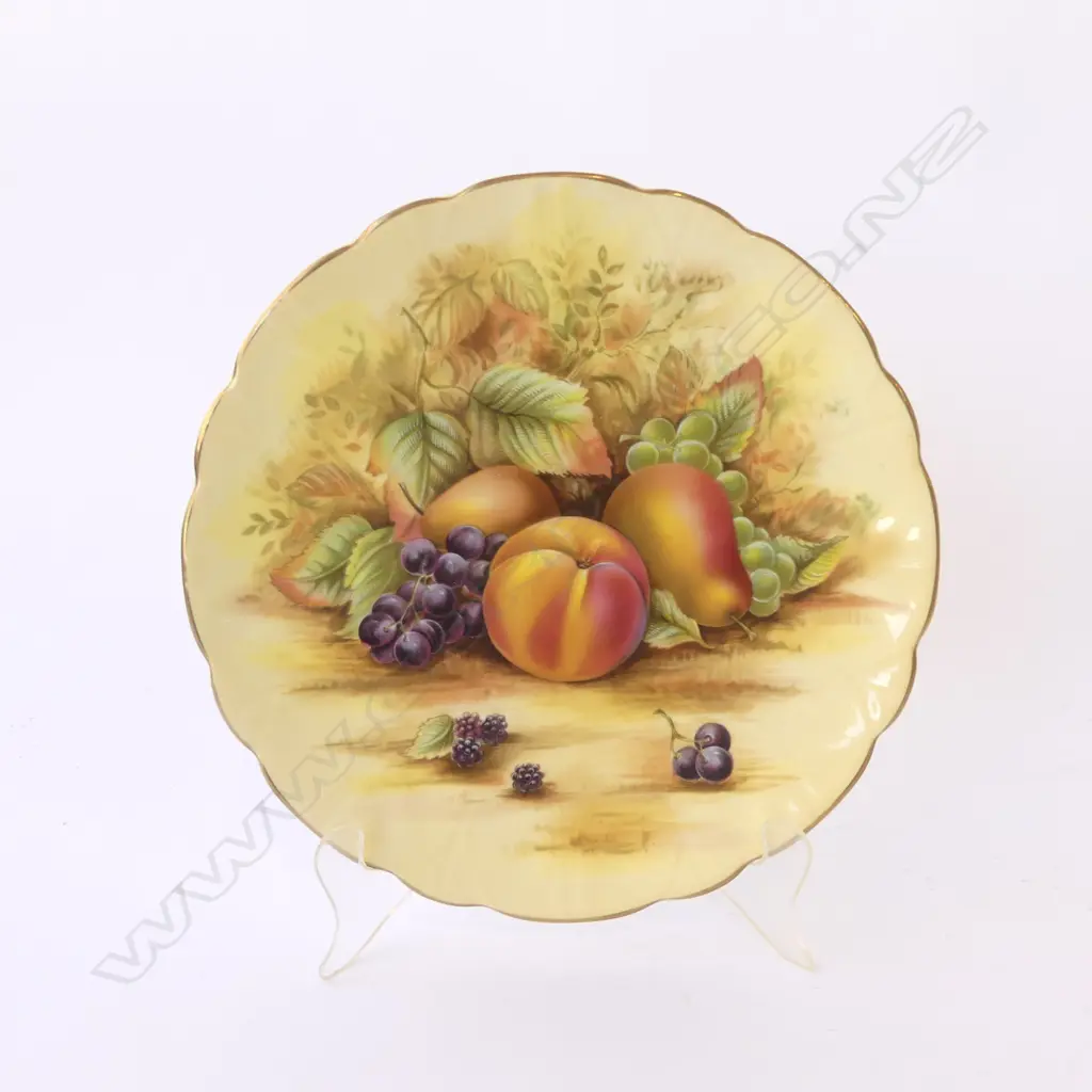 AYNSLEY ORCHARD GOLD PLATE Dia.210mm Image 1++
