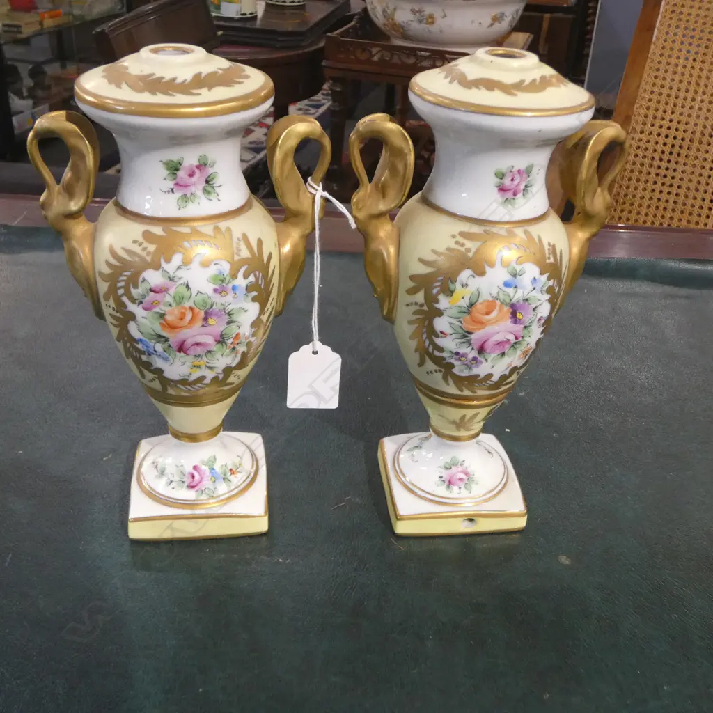 PR LIMOGES URN LAMP BASES H.220mm Image 1++