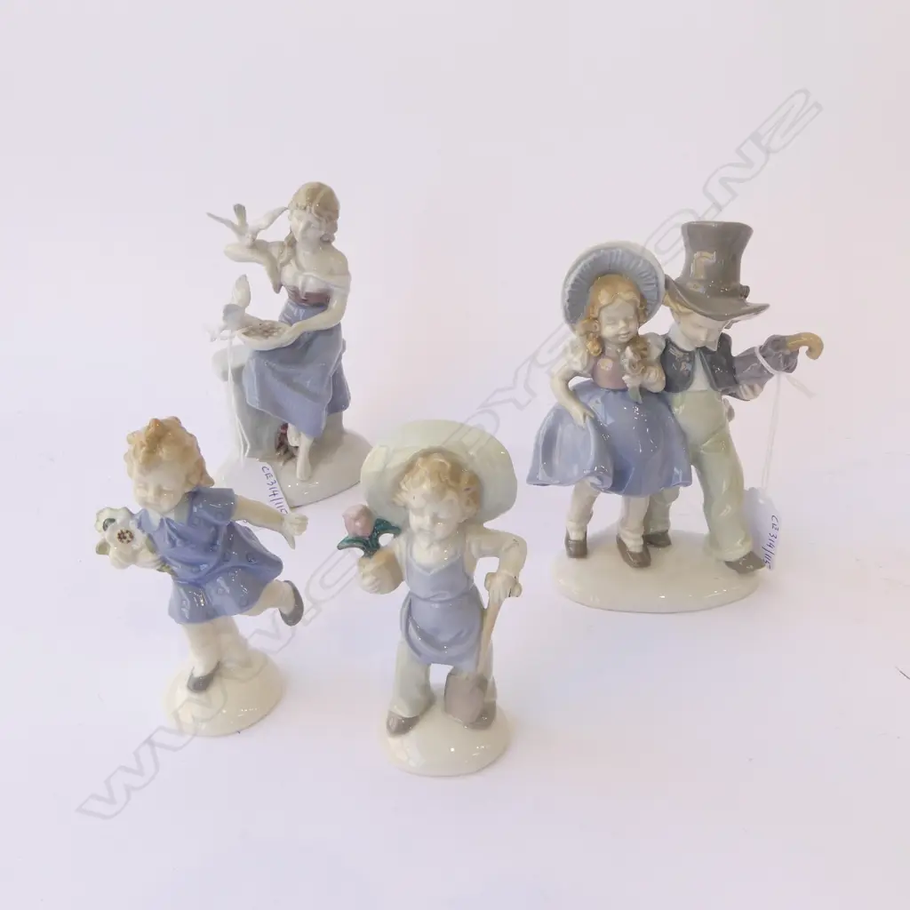 5 GERMAN CHINA FIGURES TALLEST 160MM Image 1++