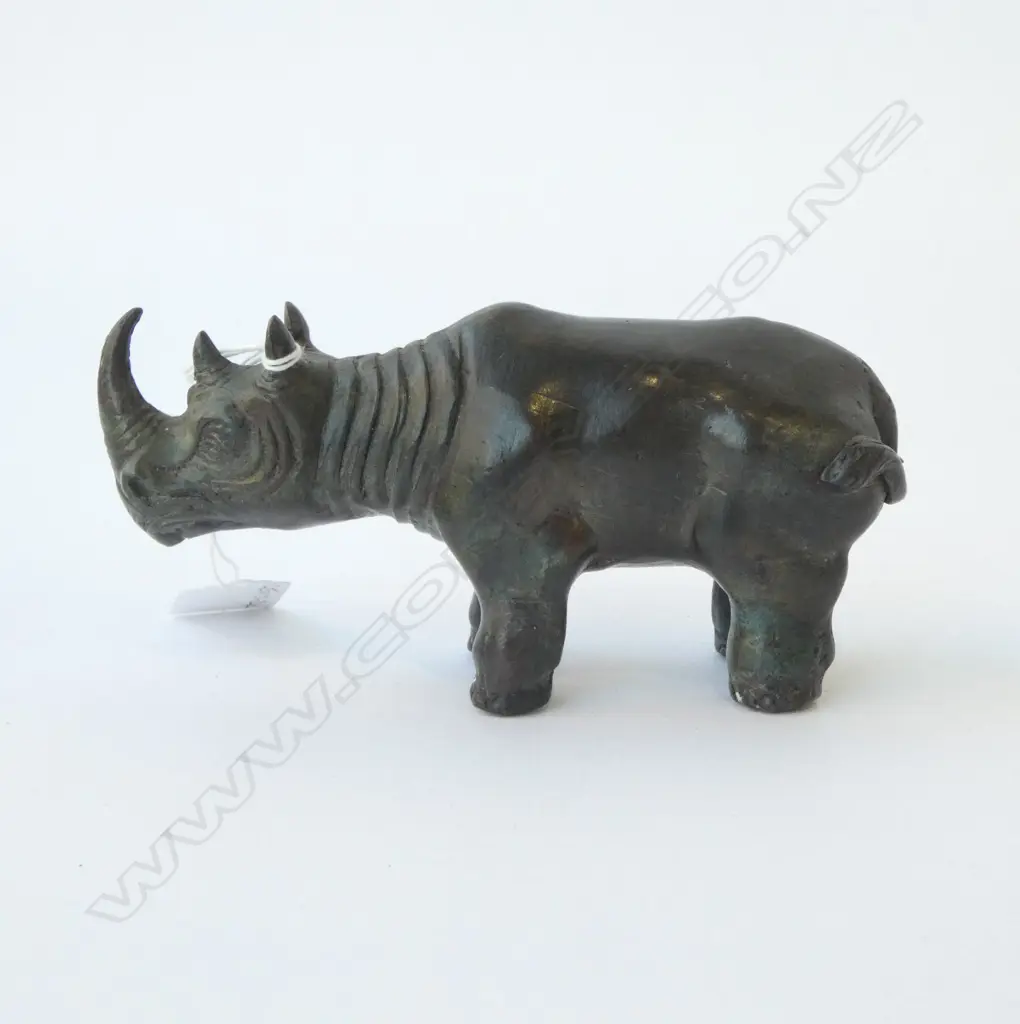    BRONZE RHINOCEROS L.160mm Image 1++