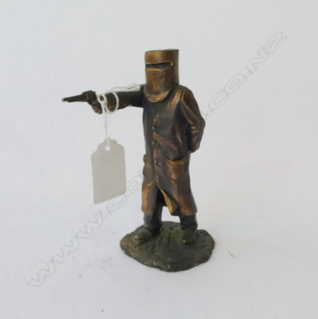 A.B. HOLAN BRONZE SCULPTURE OF NED KELLY SIGNED 1985 177/1000 H.117mm Image 1++