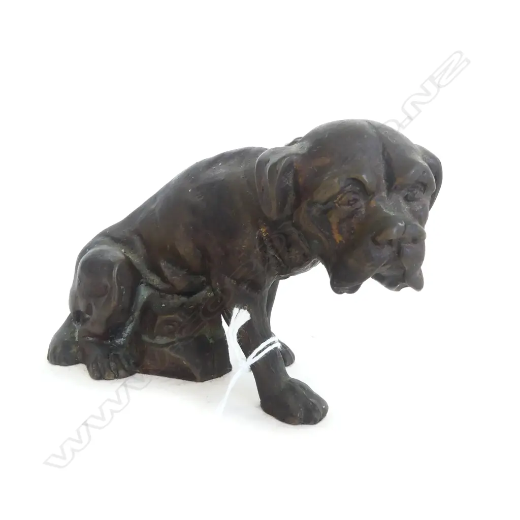 BRONZE DOG H.80mm Image 1++