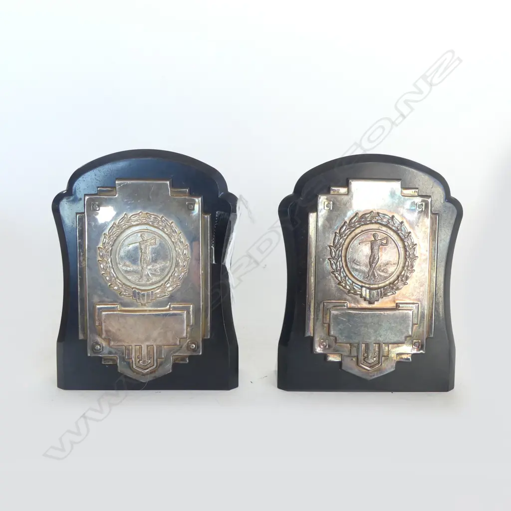 PR DECO STG SILVER? GOLF TROPHIES H.110mm Image 1++