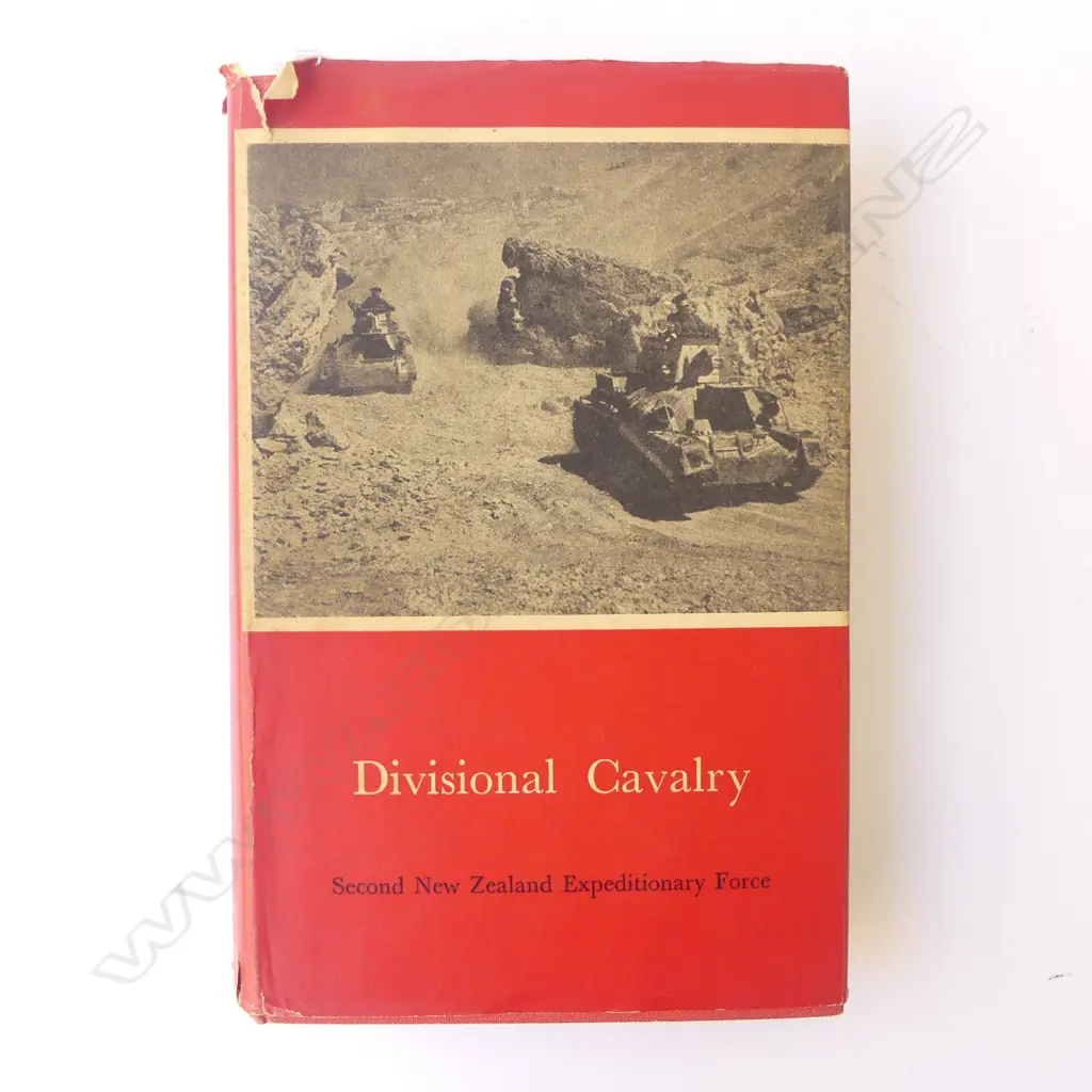 DIVISIONAL CAVALRY - SECOND NEW ZEALAND EXPEDITIONARY FORCE, R.S.A. PRESENTATION LIBRIS 'N.Z. EX PRISONERS OF WAR ASSOC' Image 1++