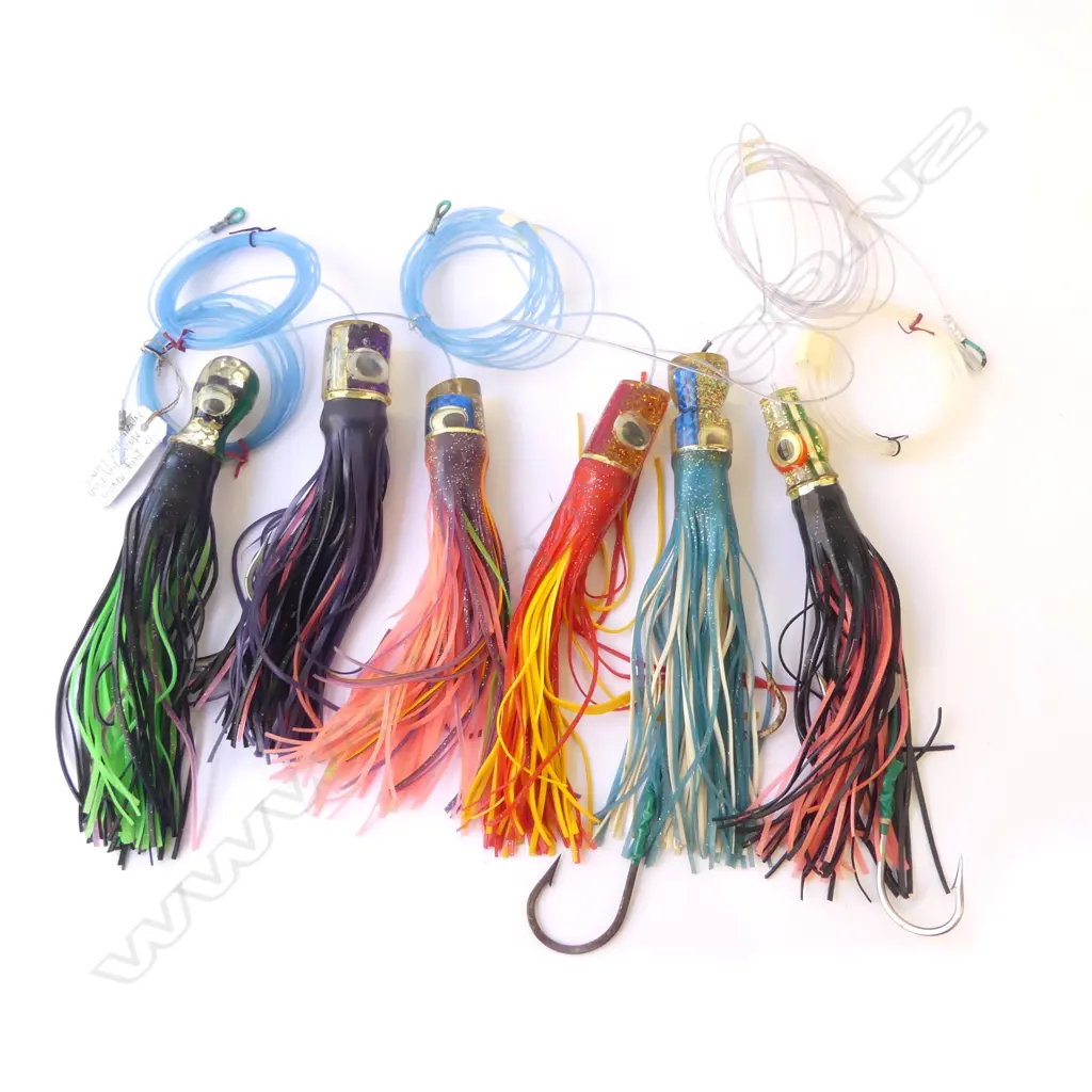 6 LARGE BIG FISH EXPERIMENTAL TROLLING LURES Image 1++
