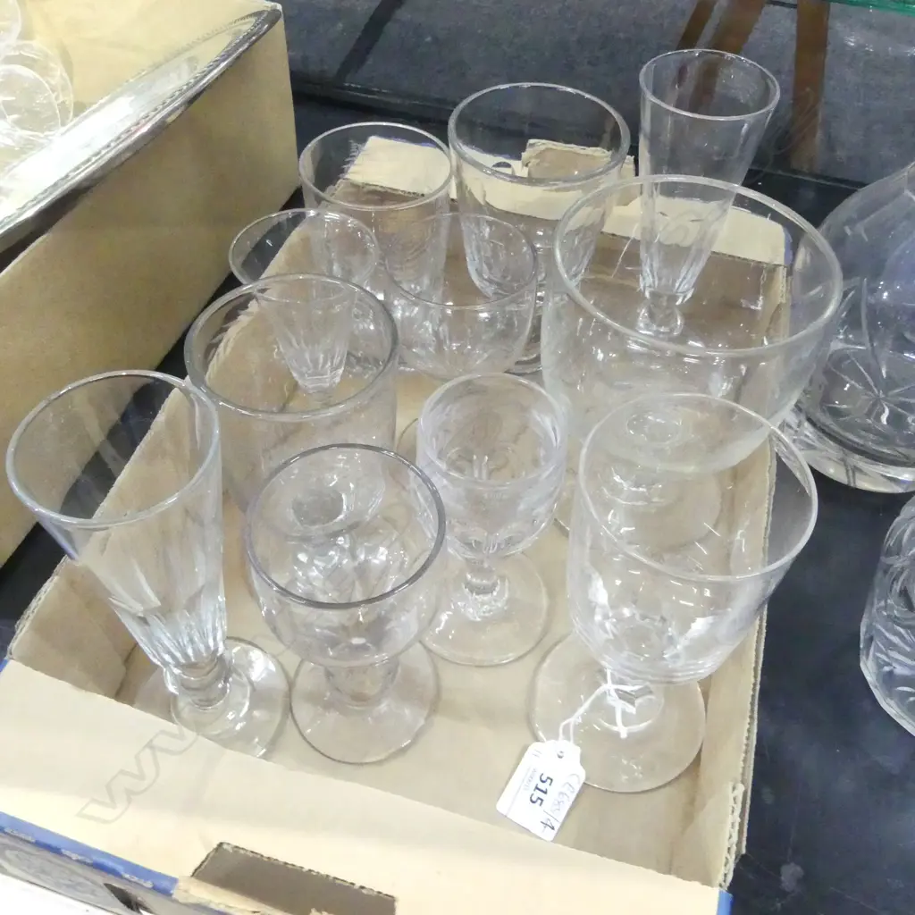 11 ANTIQUE DRINKING GLASSES H.165mm Image 1++