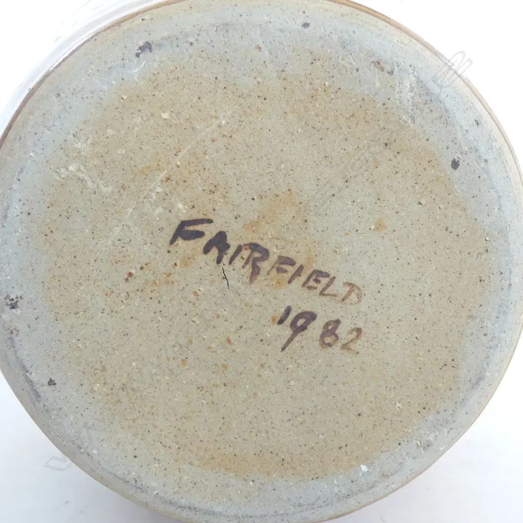 STUDIO POTTERY VASE H.290mm 'FAIRFIELD 1982' Image 1++