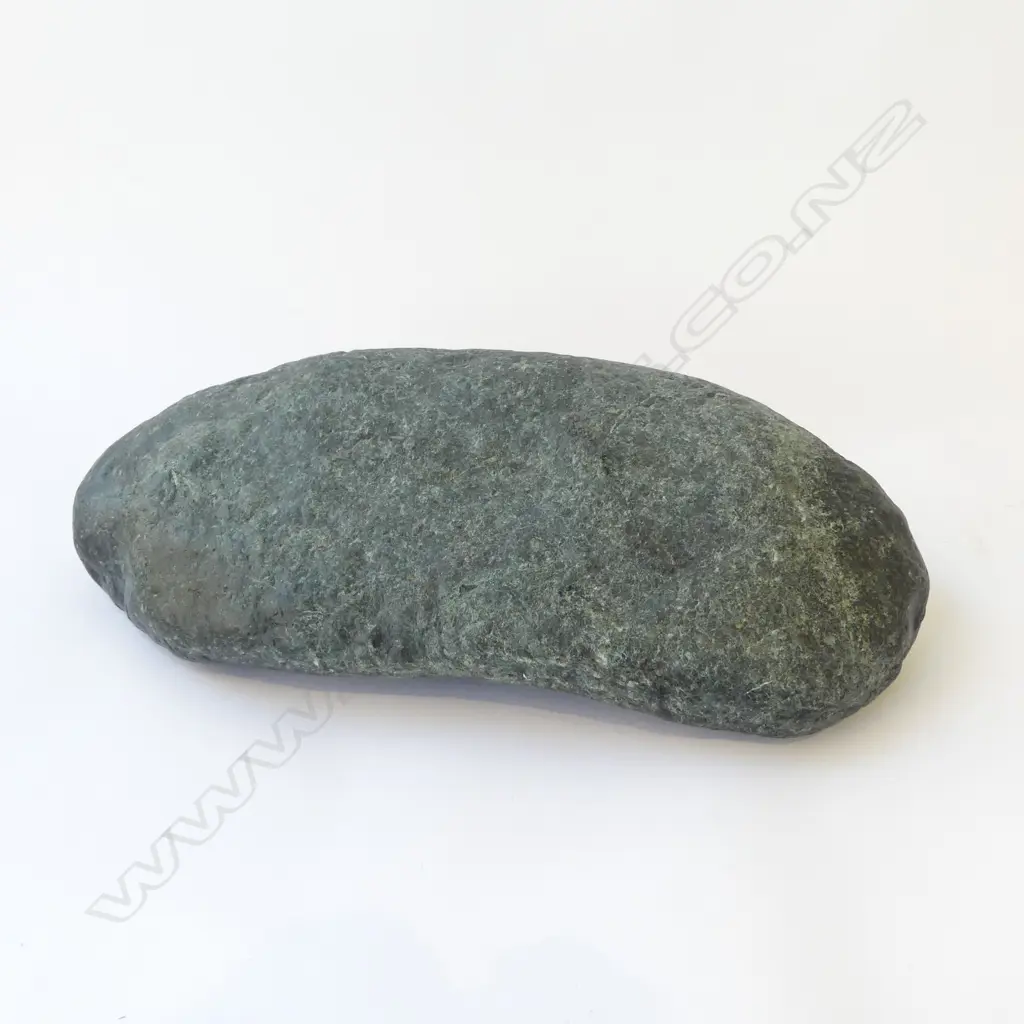 12KG DARK POUNAMU BOULDER, POLISHED L.440mm Image 1++
