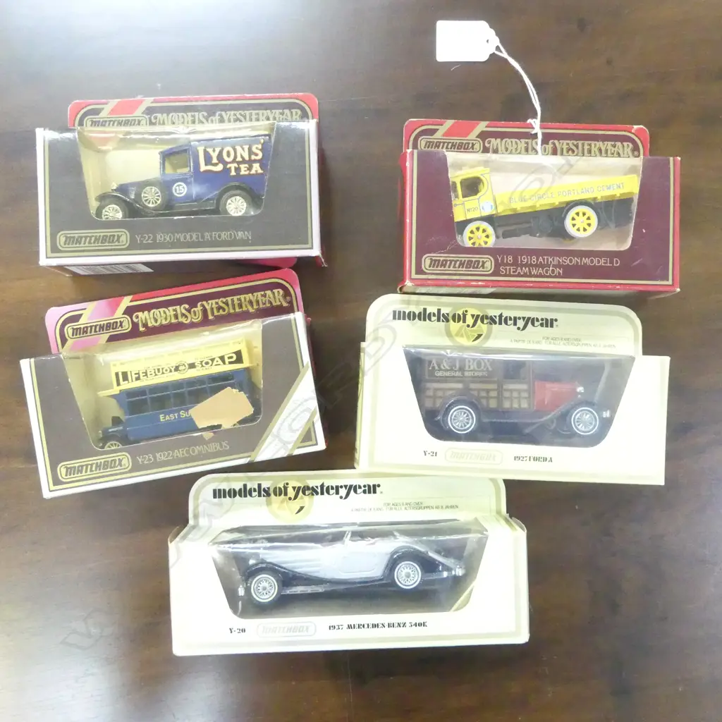 5 MATCHBOX 'MODELS OF YESTERYEAR' Image 1++