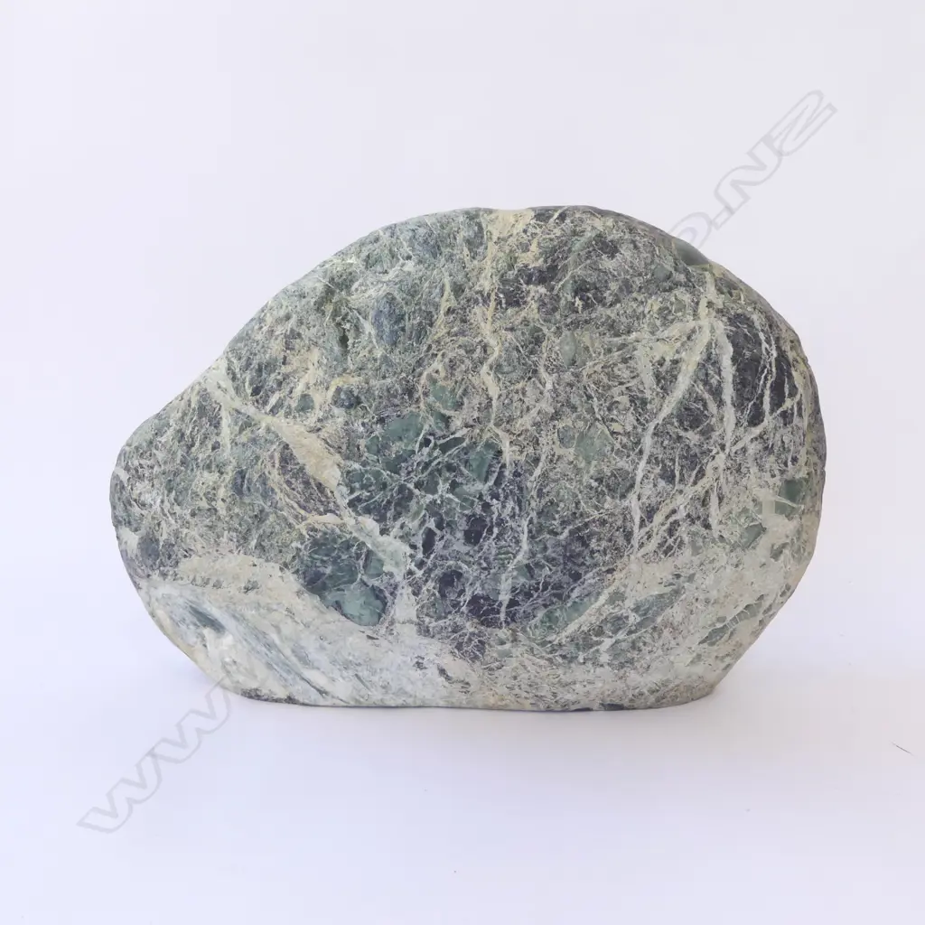 9KG MARBLISED POUNAMU BOULDER, POLISHED L.310mm Image 1++
