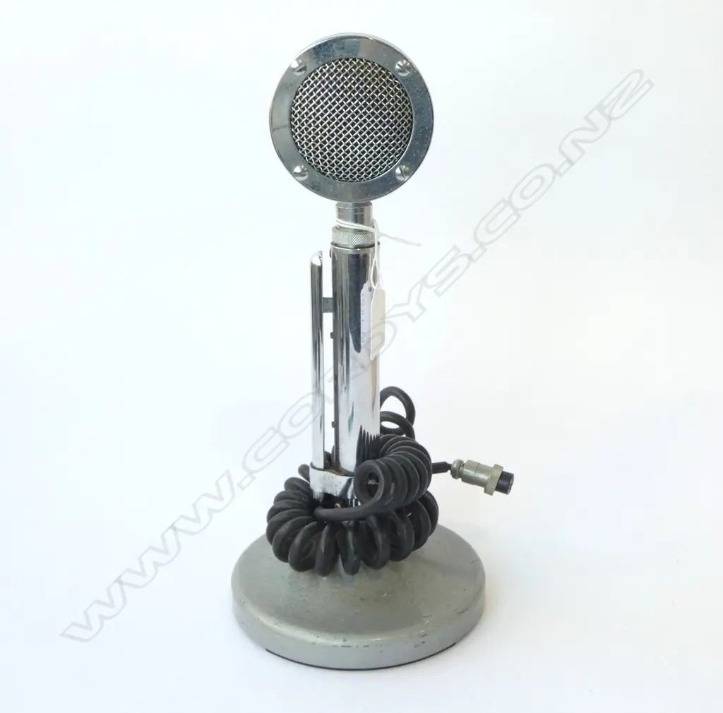   VINTAGE MICROPHONE + STAND H.280mm Image 1++
