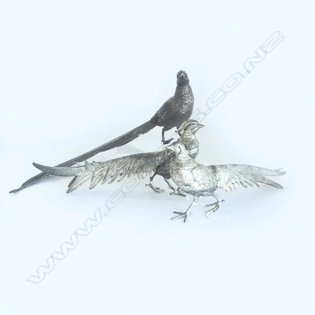 3 METAL BIRDS (PR  + 1) L.390mm Image 1++