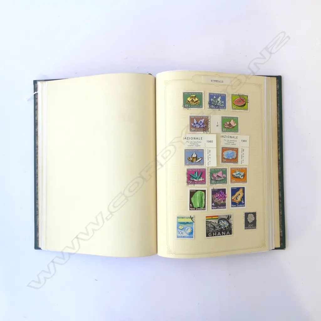 VINTAGE THEMATIC STAMP ALBUM CATALOGED Image 1++