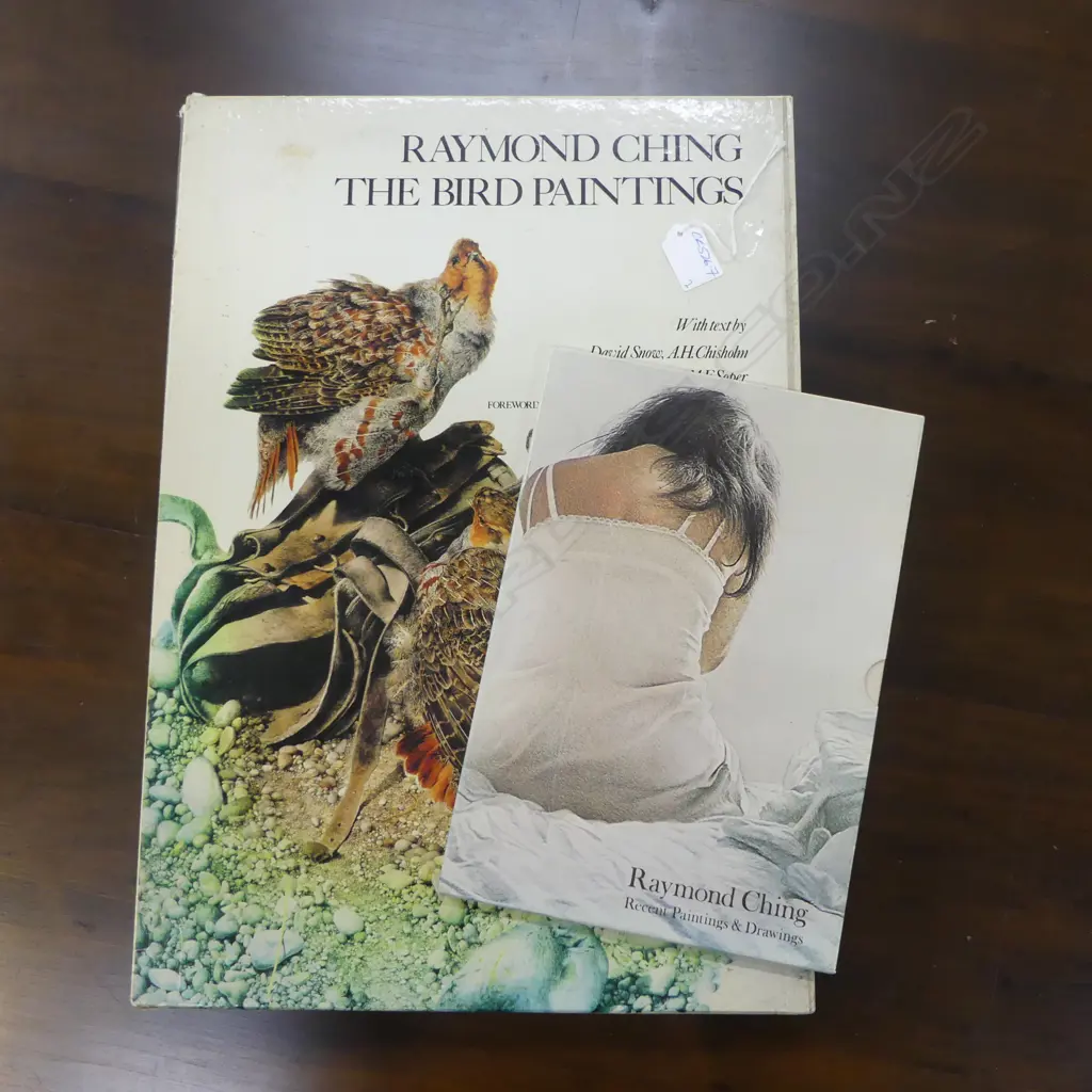2 RAYMOND CHING BOOKS: THE BIRD PAINTINGS + RECENT PAINTINGS & DRAWINGS Image 1++